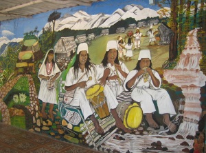 Painting of Tayrona indigenous people