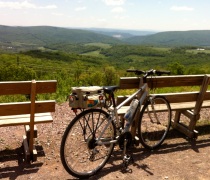 My bicycle enjoying the scenery 